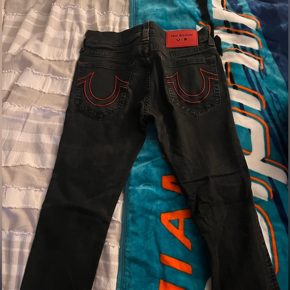 マンチェスターユナイテッド×TRUE RELIGON True Religion X Manchester United skinny jeans - www.ice4pros.com.br